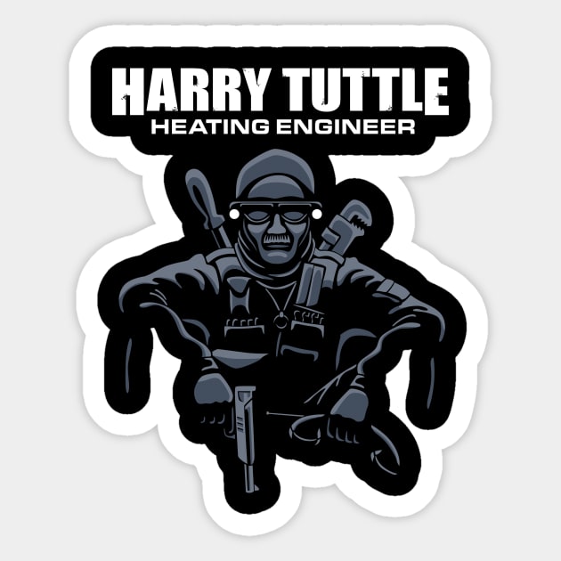 Harry Tuttle - Heating Engineer Sticker by DoodleDojo